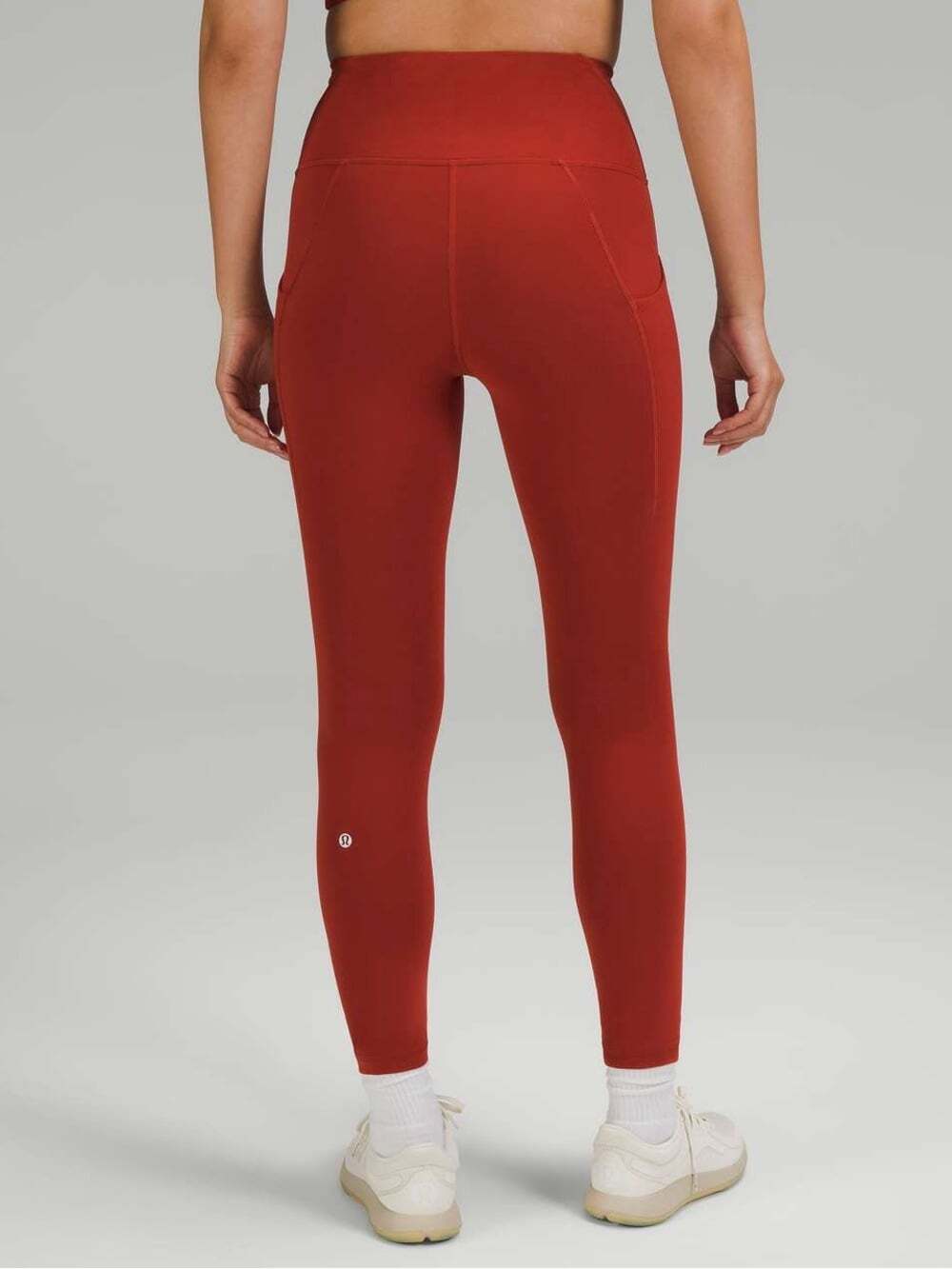 Lululemon Wunder Train High Rise Leggings Red Size 8 Yoga Athletic Pants